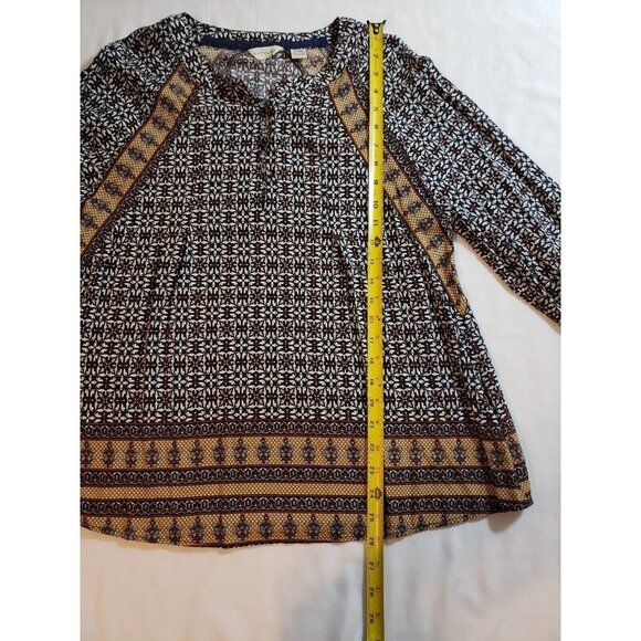 Anthropologie 11 1 TYHLO Top Womens Peasant BOHO Pullover Long Sleeve Size M - Picture 13 of 15
